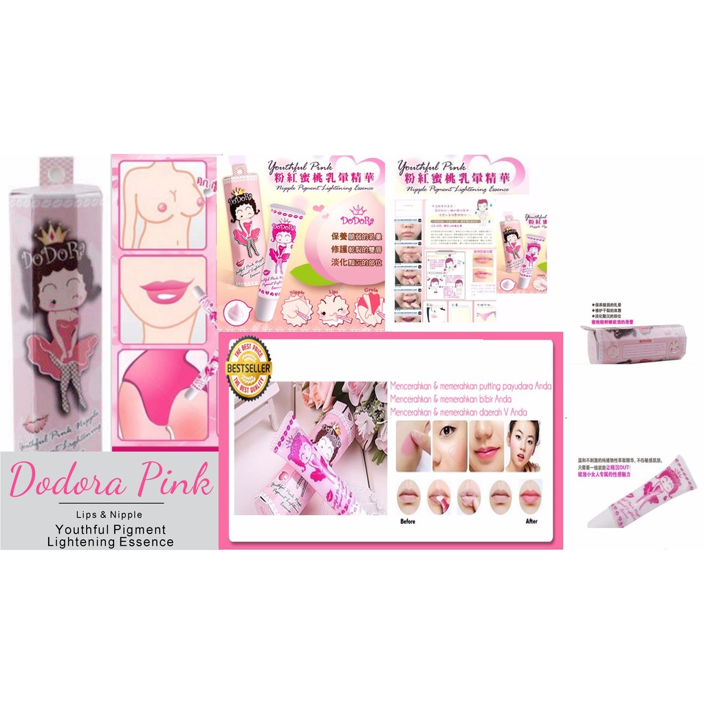 Pink Soft Nipple Cream Pemerah Bibir Dan Puting Payudara Permanen