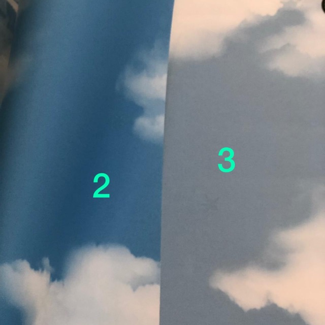 Wallpaper Dinding Motif Awan Glow in the Dark NW