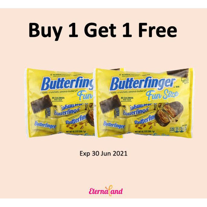

PROMO NESTLE BUTTERFINGER - COKELAT IMPOR BUTTERFINGER - 10.2 OZ - 289 G