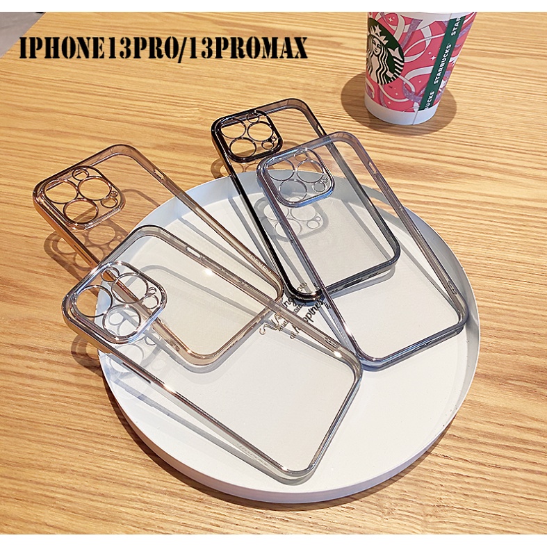 Soft Case Silikon Tpu Transparan Untuk compatible for Iphone 13 Pro Max 12 Mini / 12 Pro Max