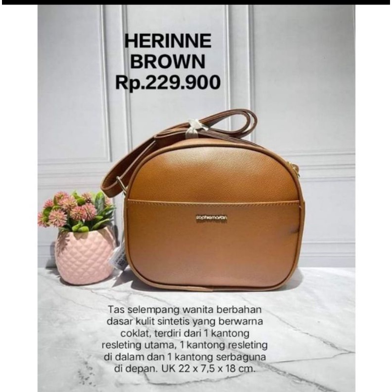 TAS MURAH HERINNE BROWN SOPHIE PARIS