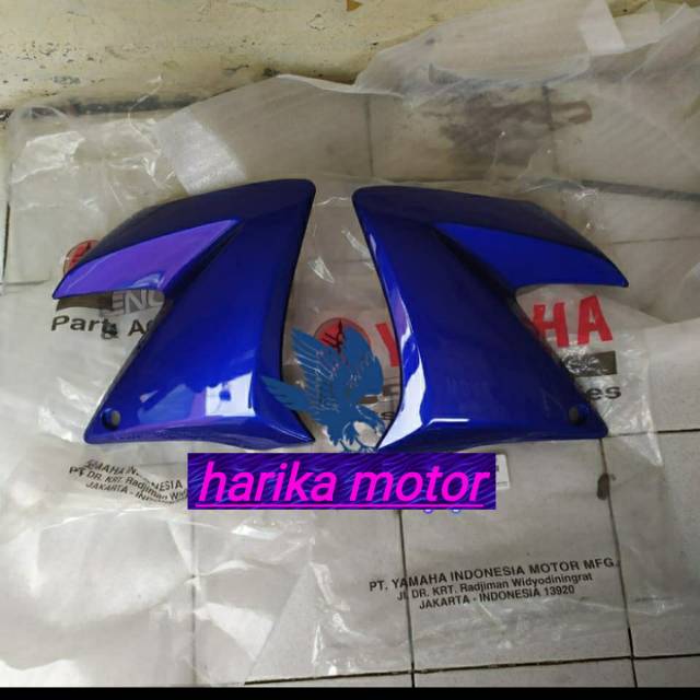 Sayap tengki vixion old sepasang biru ori ygp