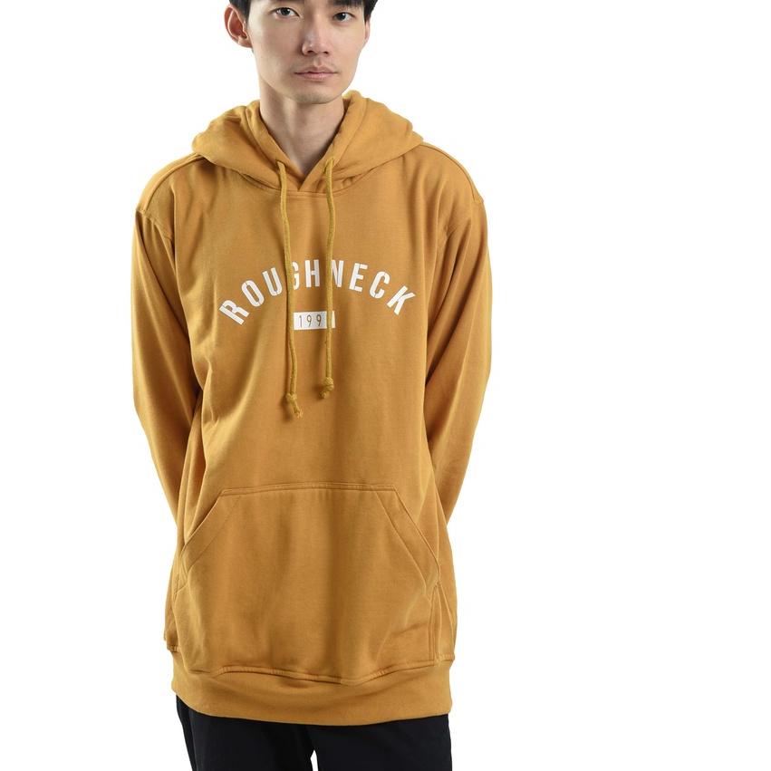 [9.9 SALE] Roughneck H077 Mustard Sig 1991 White Hoodie