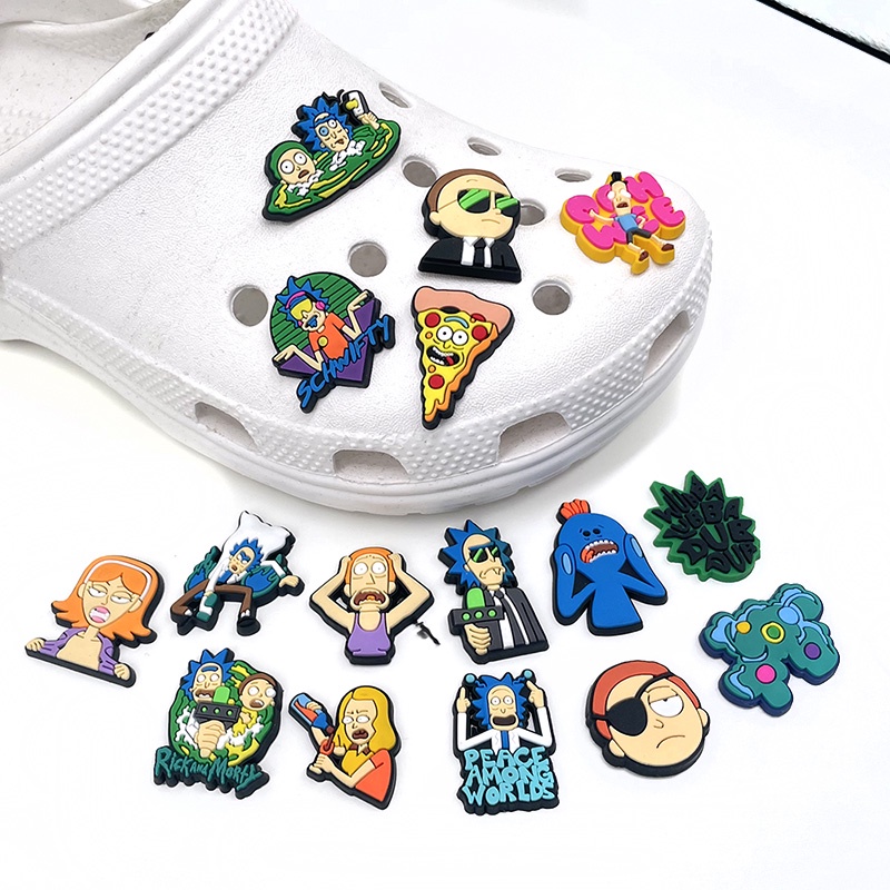 Gelang Desain crocs 16kinds Bahan PVC Untuk Hadiah Ulang Tahun Anak Laki-Laki Dan Perempuan Charms