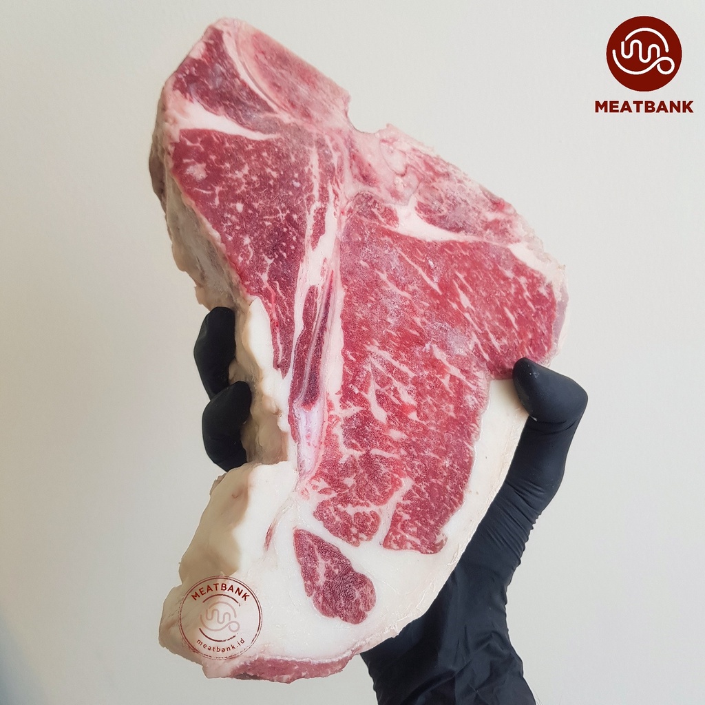 

MEATBANK US PRIME T BONE STEAK Beef Daging Sapi Angus