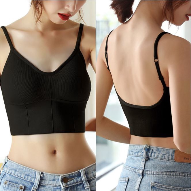 BV.ID BR013 KOREA MOSTLY TREND KOREAN CROP BAJU BH BRA TANK TOP WANITA TANKTOP COD