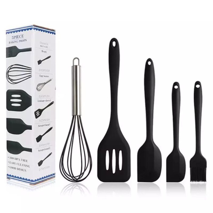 5in1 Spatula Set Household Silicone Utensil unik