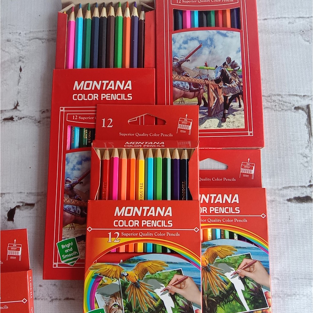 PROMO PENSIL WARNA SET BARU  MURAH (12 warna)-2
