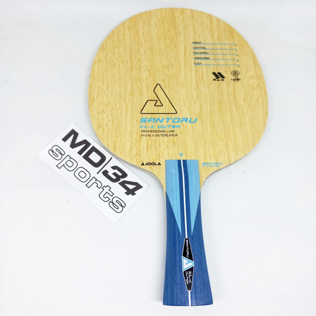 KAYU JOOLA SANTORU KL-C OUTER -Blade / Kayu / Bet pingpong