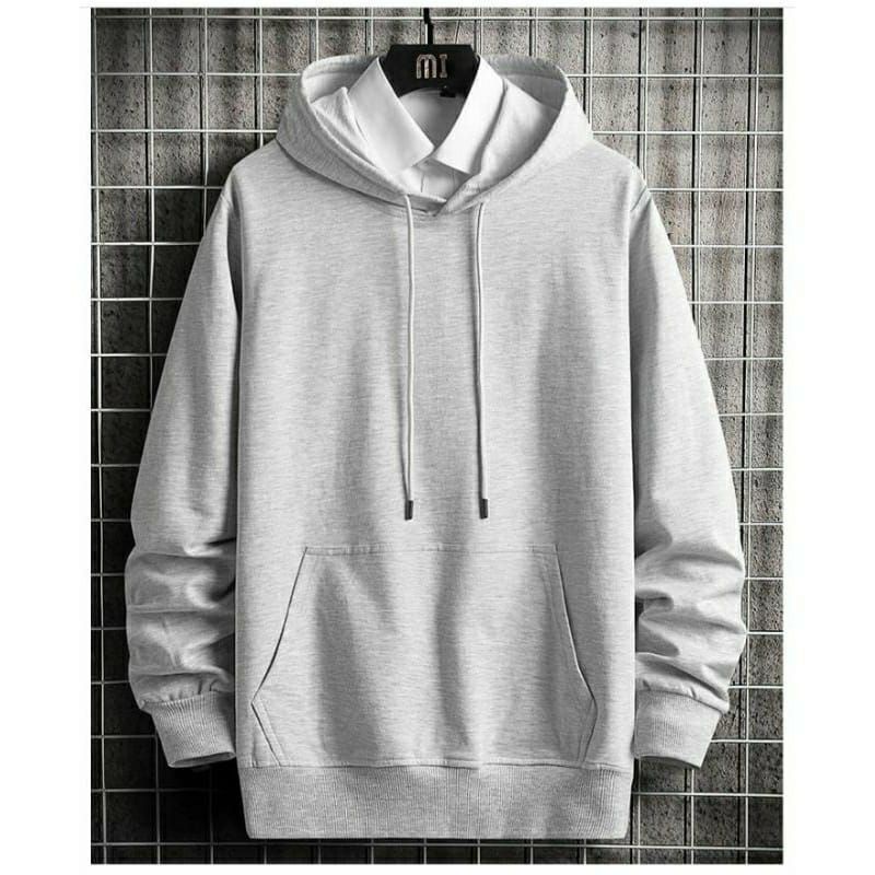 BEST SELLER Jaket Jumper Hoodie Polos Sweater Polos Hitam Pria Wanita JAKET Sweater Hoodie Jaket Polos-5