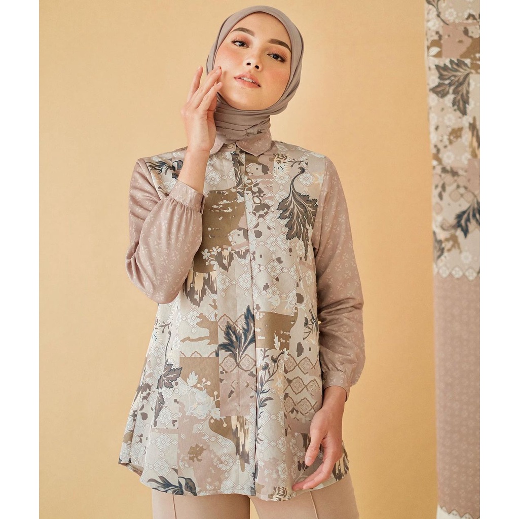 AZALEA TOP CHESNUT XL KIENKA ID READYSTOCK FREEBOOK