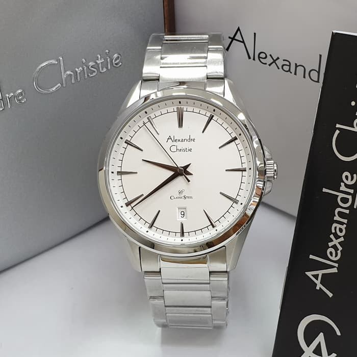 ORIGINAL Jam Tangan Pria Alexandre Christie AC 8580 / AC8580 Garansi 1 Tahun