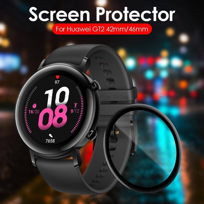 Pelindung Layar Tempered Glass 3D Untuk Huawei watch 3 Pro GT2 2e 3 42mm 46mm GT Runner Curved Smart watch 2 42mm 46mm GS3