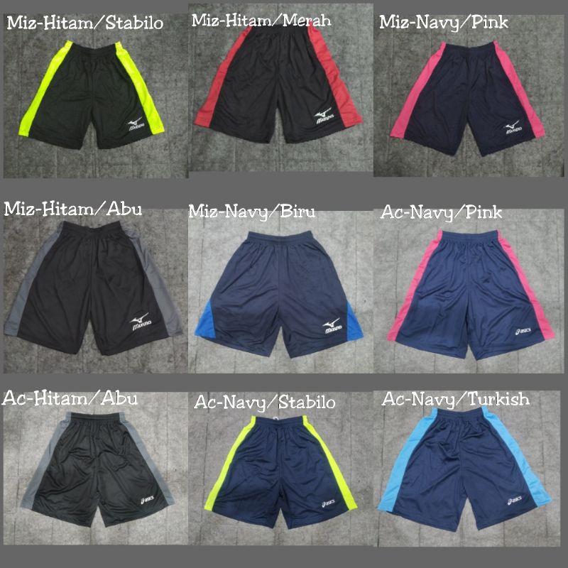 Celana Voli / Celana Volley Miz AC / Celana Olahraga Sport Murah / Celana Pendek Drifit Polyester / Bawahan Olahraga