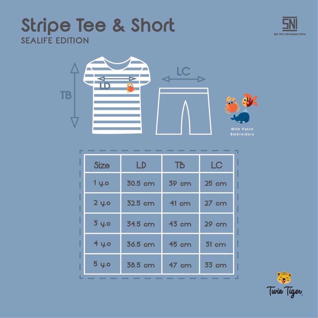 PROMO 7.7 PROMO BAJU LEBARAN MURAH TWIN TIGER SETELAN SEALIFE EDITION KAOS ANAK garis TSHIRT STRIPE TEE POCKET BAJU ANAK / BAJU BAYI 0-5 Tahun PART 2