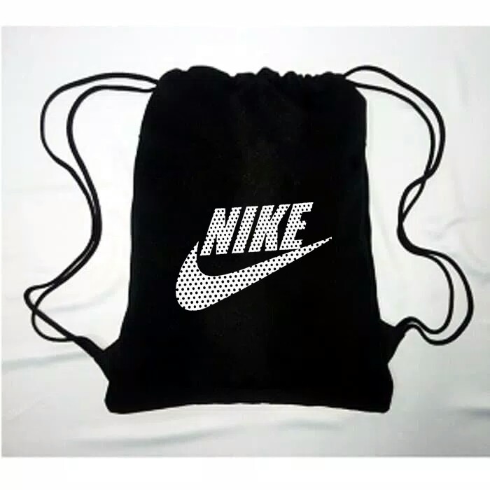 Tas Ransel Serut Drawstring Bag / Tas Nike kampus / Olahraga / Futsal tas running pack / tas jogging