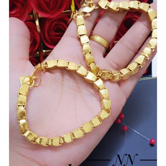 Xuping gelang lapis emas 24k