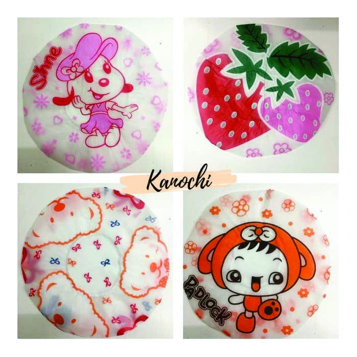 Shower Cap Karakter Kartun Topi Mandi Lucu WaterProof