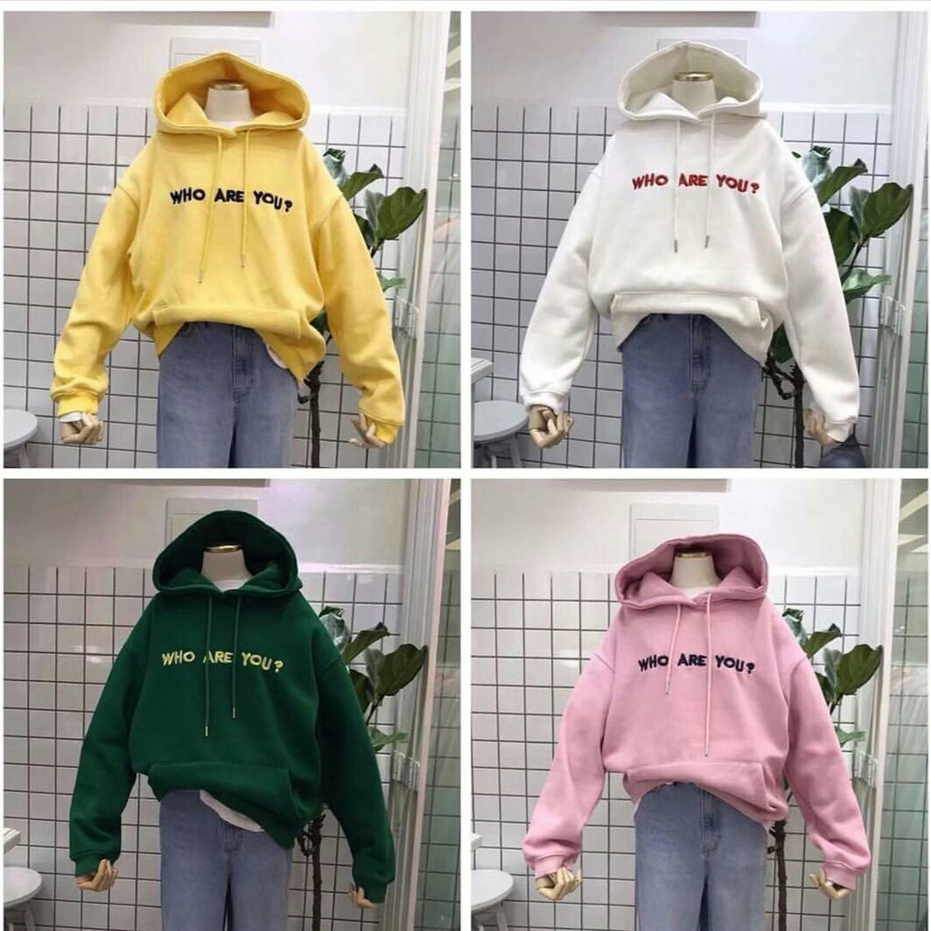 Hoodie Jumper Who Are You ?