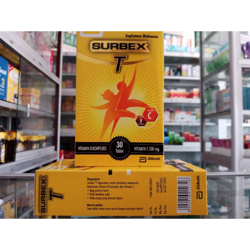 SURBEX T STRIP @6 TABLET | Vit B Compleks &amp; Vit C 500 MG