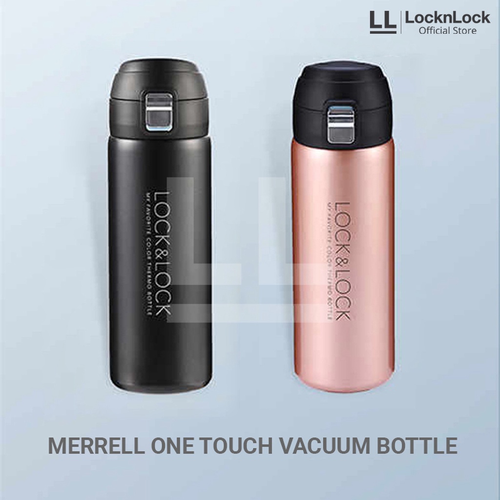 Lock n Lock Exclusive Merrel One Touch Vacuum Tumbler Bottle 510ml Botol Minum Termos