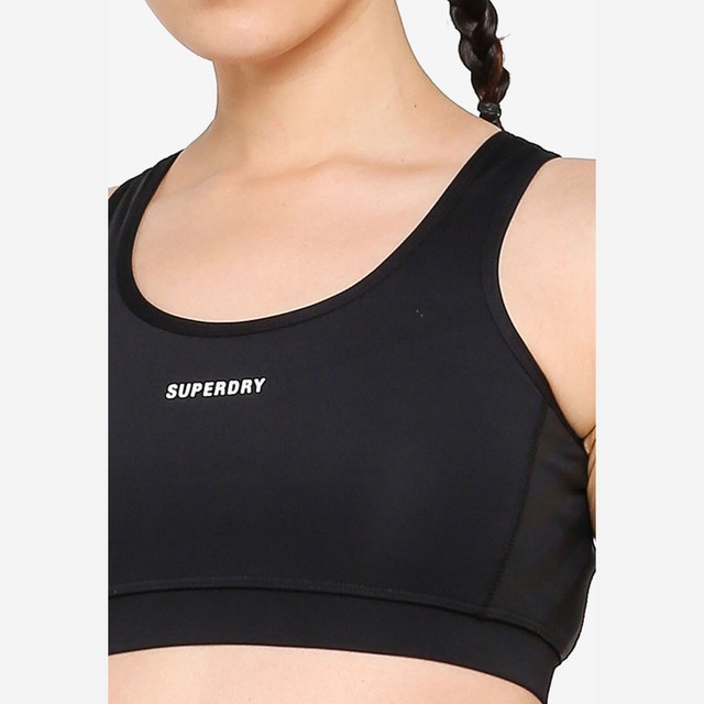 Superdry Train Mid Impact Lock Up Bra - Sports Performance Wanita 01