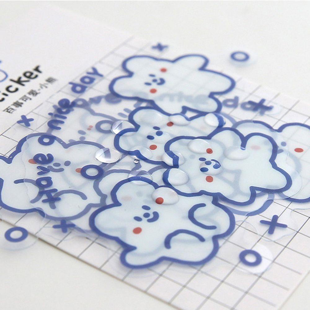 Lanfy Stiker Motif Hewan Lucu Untuk Dekorasi Handphone / Jurnal / Scrapbook / Diary DIY