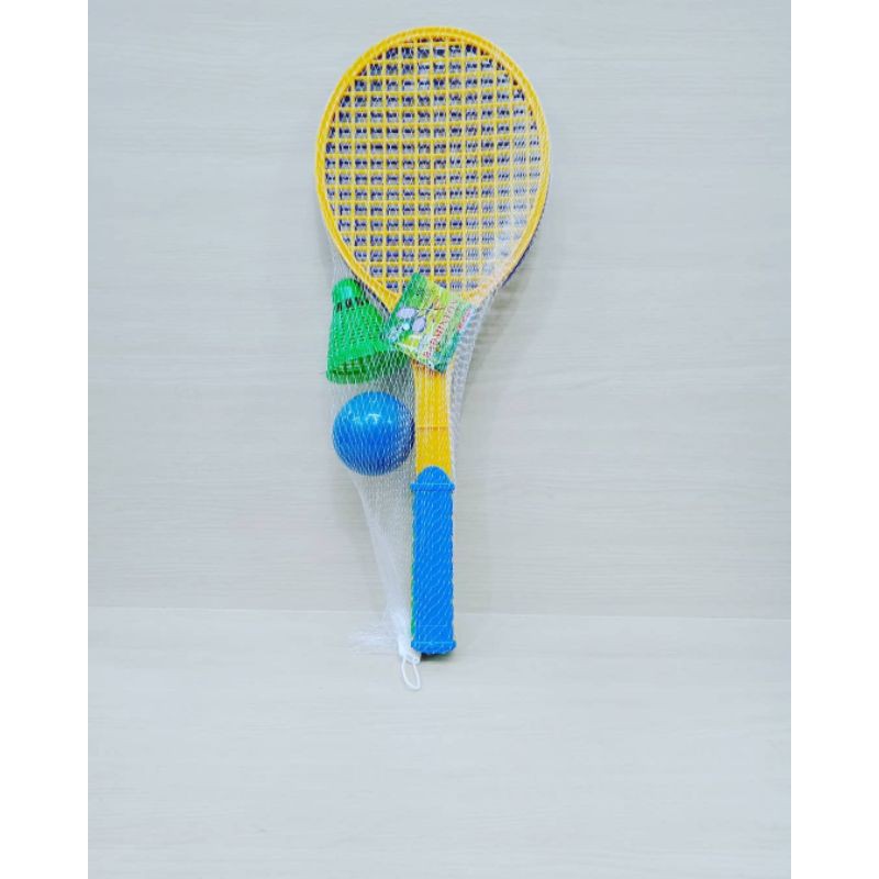 Jual Mainan Anak Racket Badminton Plastik sport Mainan Anak | Shopee ...