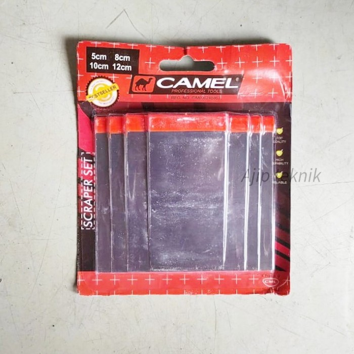 Skrap kape scrape set 4 pcs camel murah berkualitas