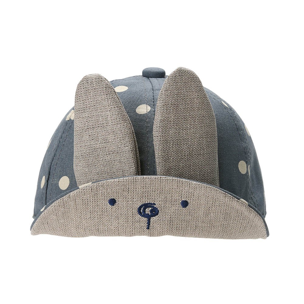 Topi Anak Baby Kids Telinga Kelinci/ Rabbit Ear Denim Baseball Sun Hat