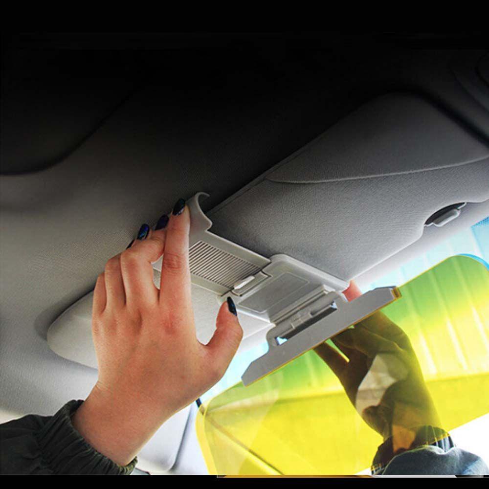 Lanfy Car Sun Visor Anti Sinar Matahari Lipat Flip Down Anti UV Day Night Vision HD Kaca Mempesona Goggle