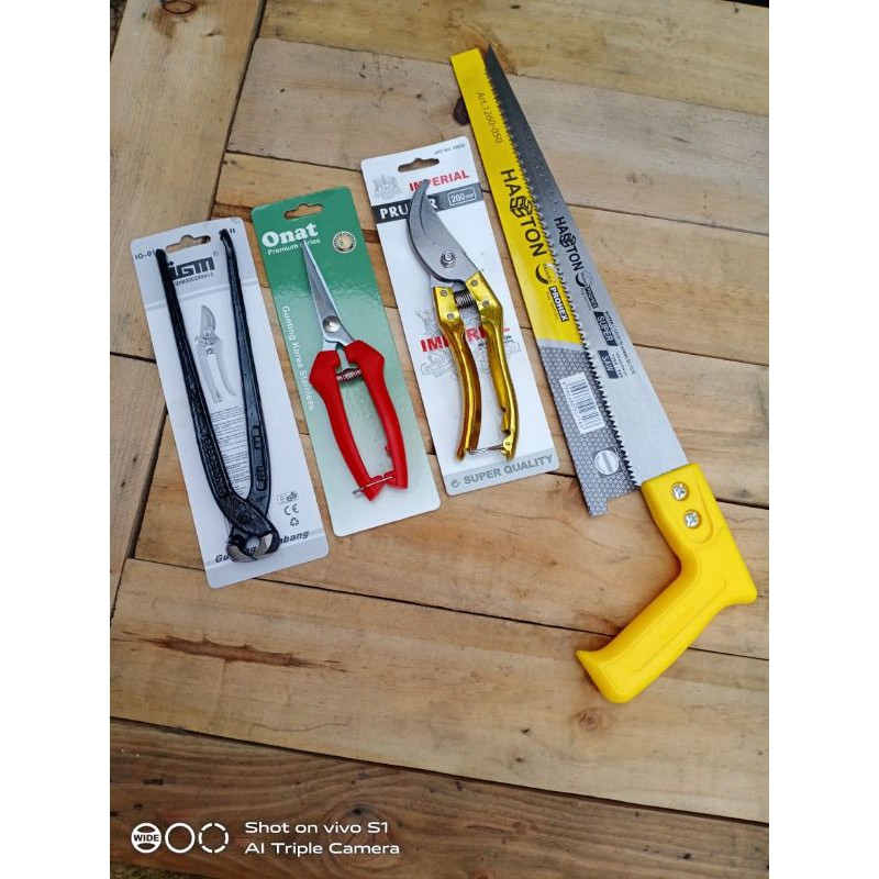 paket alat bonsai / gergaji prohex / gunting dahan / gunting ranting