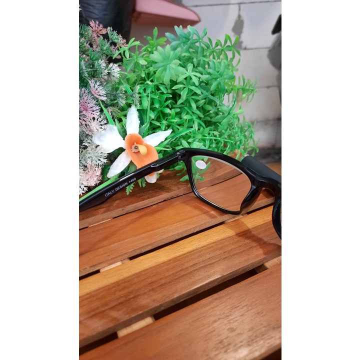 KACAMATA BACA PLUS PEER (+) TYPE EB018T.IH FRAME LENTUR HITAM/ KACAMATA BACA UKURAN +1.00 S/D +4.00/ KACAMATA BACA RABUN DEKAT/ KACAMATA TERMURAH