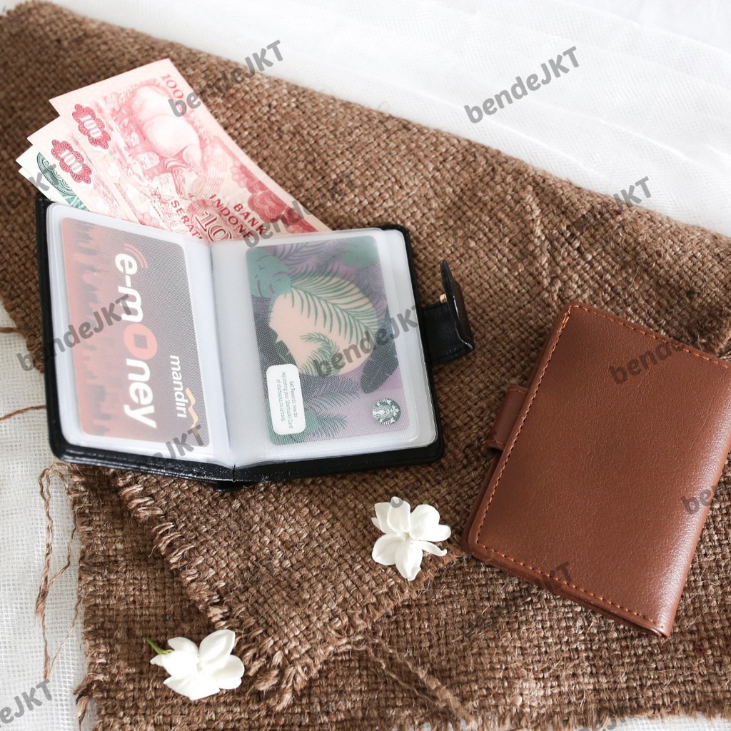 BENDE - DOMPET KARTU PRIA LEATHER SERIES DAN UANG KERTAS PREMIUM TEMPAT KARTU