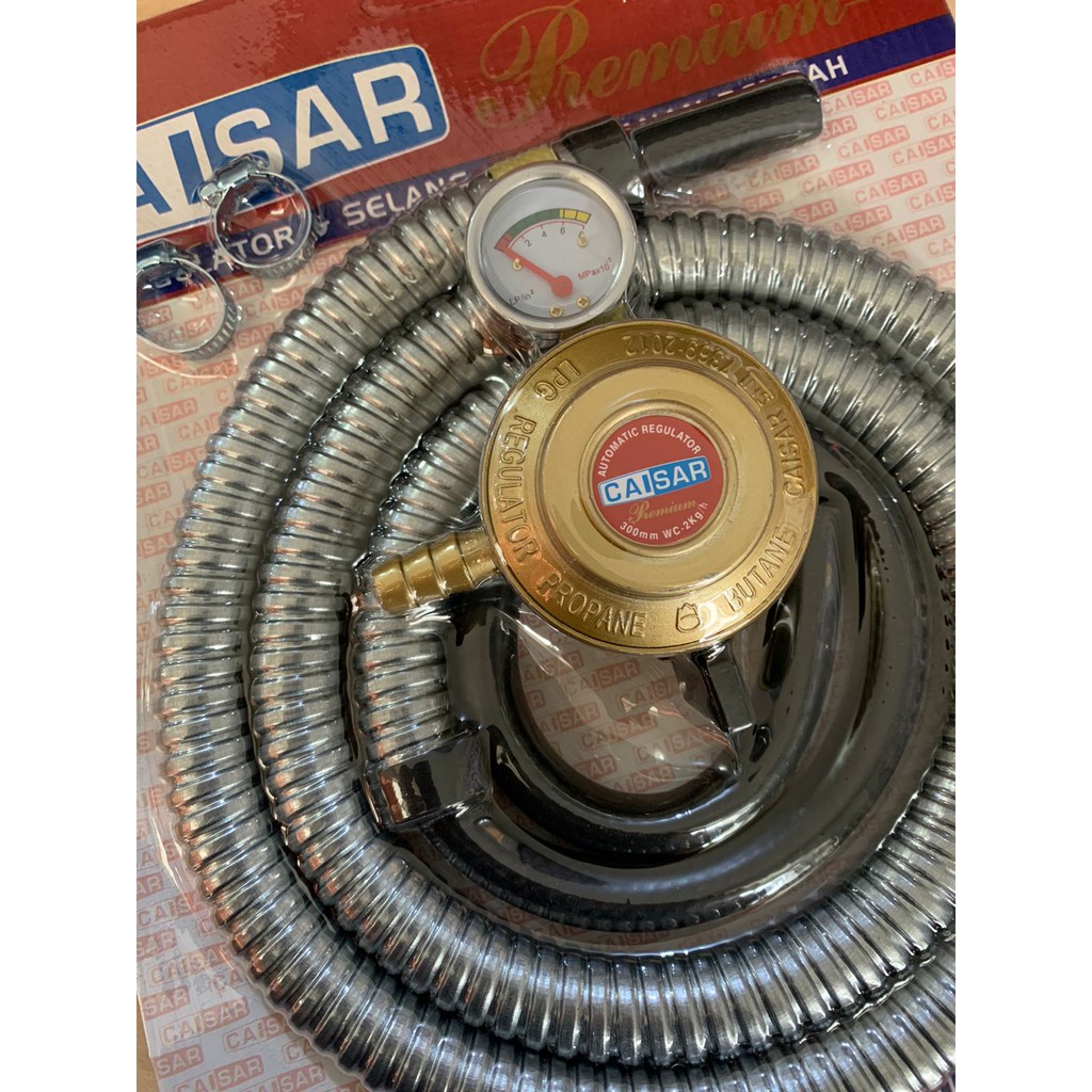 Selang Regulator Caisar 1.8Meter - Regulator Gas - Selang Gas Dan Regulator - Regulator Caisar