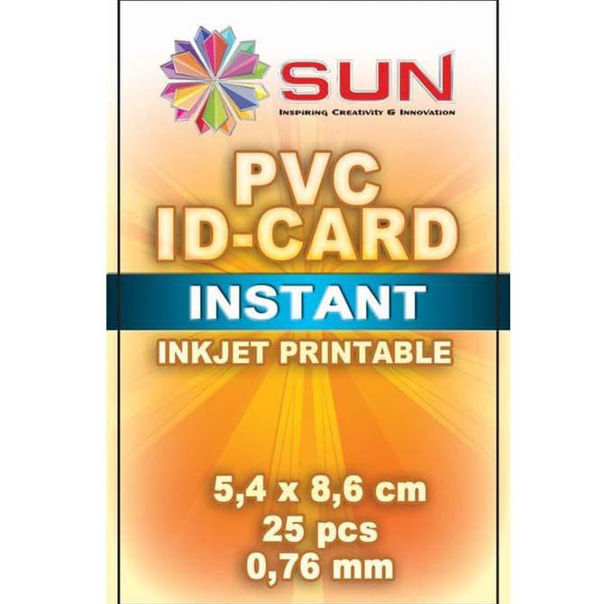

Termurah Kertas Pvc Sun Pvc Id Card Instant 0,76 White Uk 8.6 X 5.4 Cm (25 Pcs) Promo Kode 424