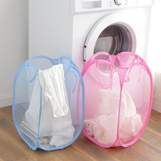  Keranjang  Lipat Laundry 36 x 58cm Hamper Baju  Jaring  Kotor 