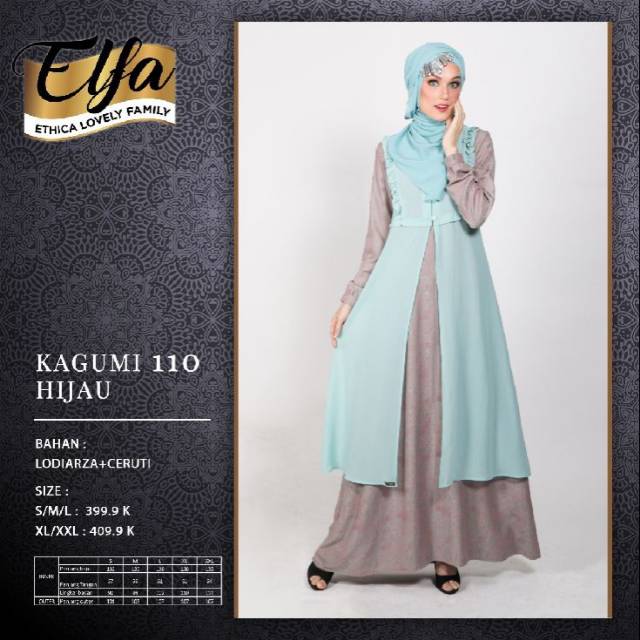 Gamis Ethica Kagumi 110 Hijau