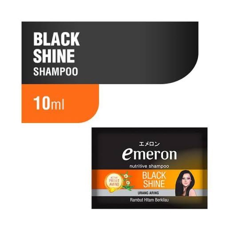 SHAMPO SACHET EMERON BLACK SHINE