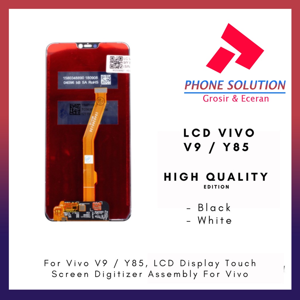 LCD Vivo V9 LCD Vivo Y85 ORIGINAL 100% Fullset Touchscreen // Supplier LCD Vivo - Garansi 1 Bulan