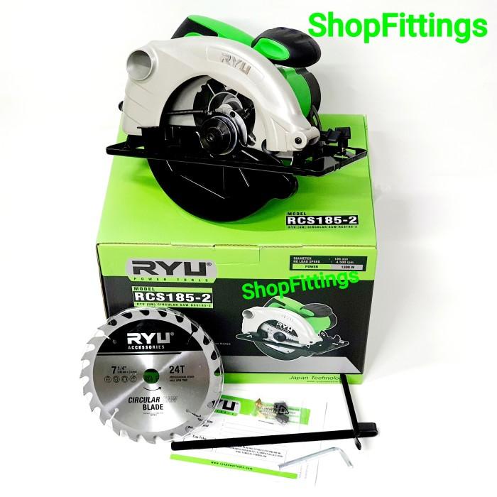 Ryu Circular Saw 7" Circle Gergaji Sirkel Potong Kayu 185 2 Rcs 185 1