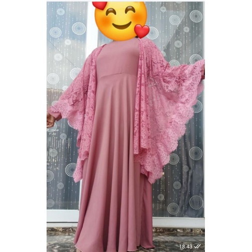 KEBAYA BROKAT AMALIA CAPE BROKAT CARDIGAN BROKAT