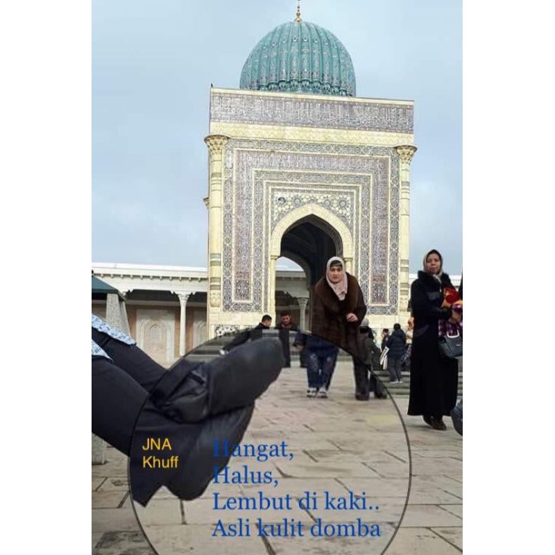 kaos kaki kulit haji/umroh, JNA khuff