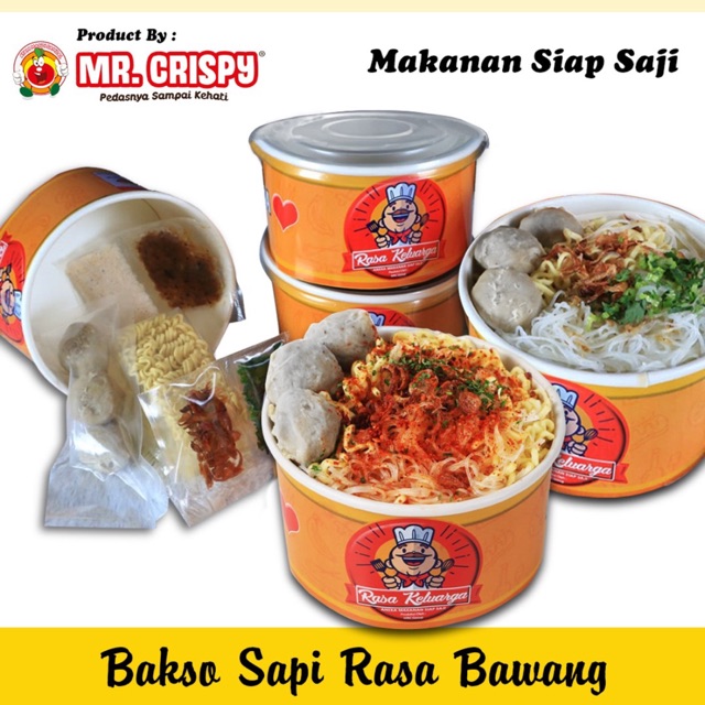 

BAKSO SAPI RASA BAWANG/BAKSO INSTAN/BAKSO SIAP SAJI
