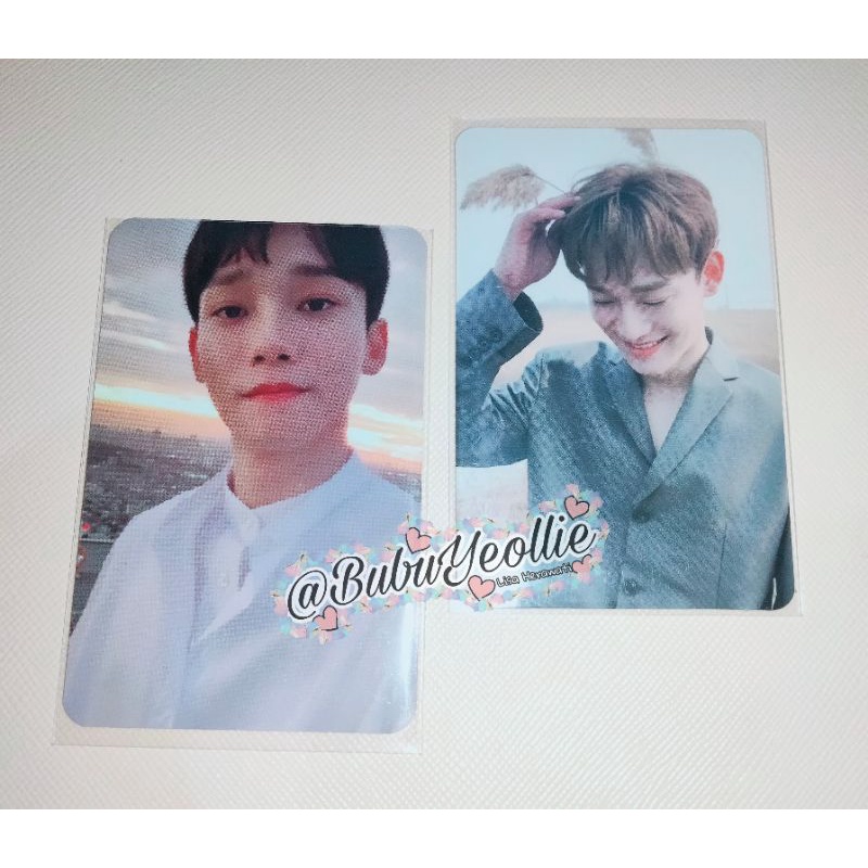 Photocard Chen senja ilalang