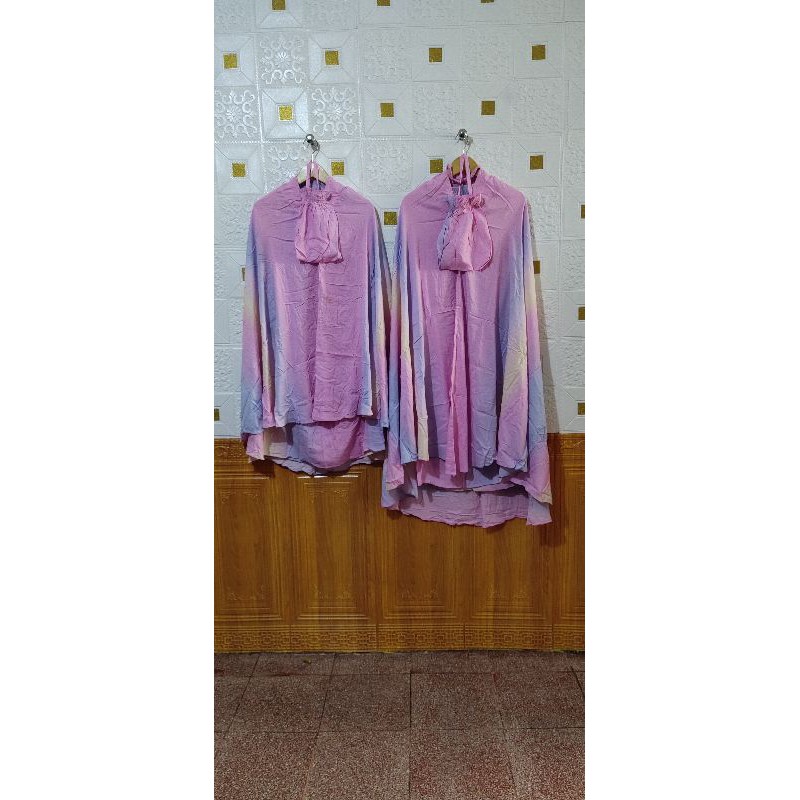 Mukena Couple Rayon Rainbow