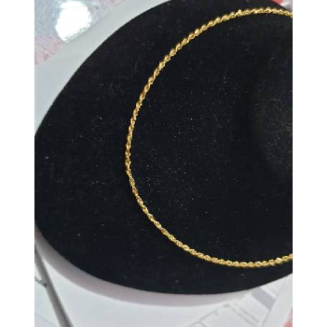 Kalung emas asli kadar 700 model korea