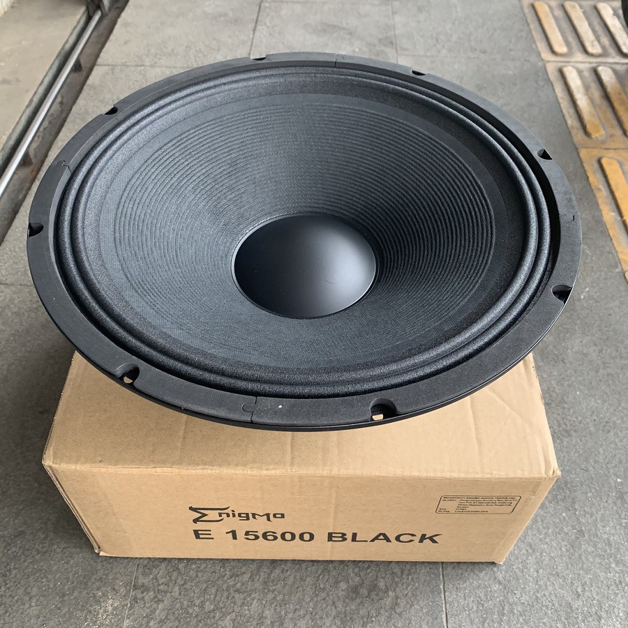 Speaker 15 inch Enigma E 15600 Black 500W Watt 15in Woofer Bass