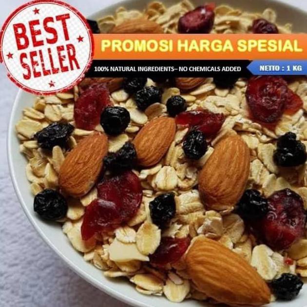 

( BISA COD ) PROMOSI!! Harga Spesial Granola 8 in 1 (1 kilogram) by Granology TERJAMIN [Kode 1|Kode