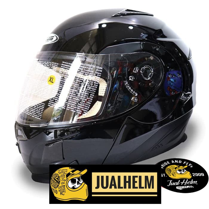 ZEUS HELM ZS3020 | BLACK GLOSSY | ZS 3020 MODULAR